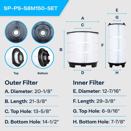 SpiroPure SP-PS-S8M150-SET