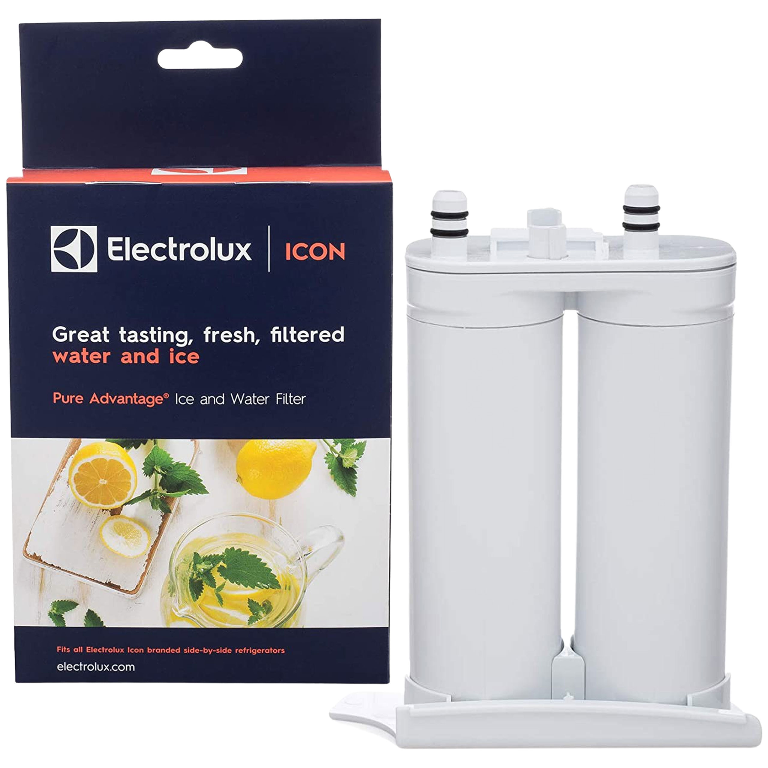 Pack de 2 Spares2go wf2cb tipo lado agua filtros para Electrolux frigorífico congelador 