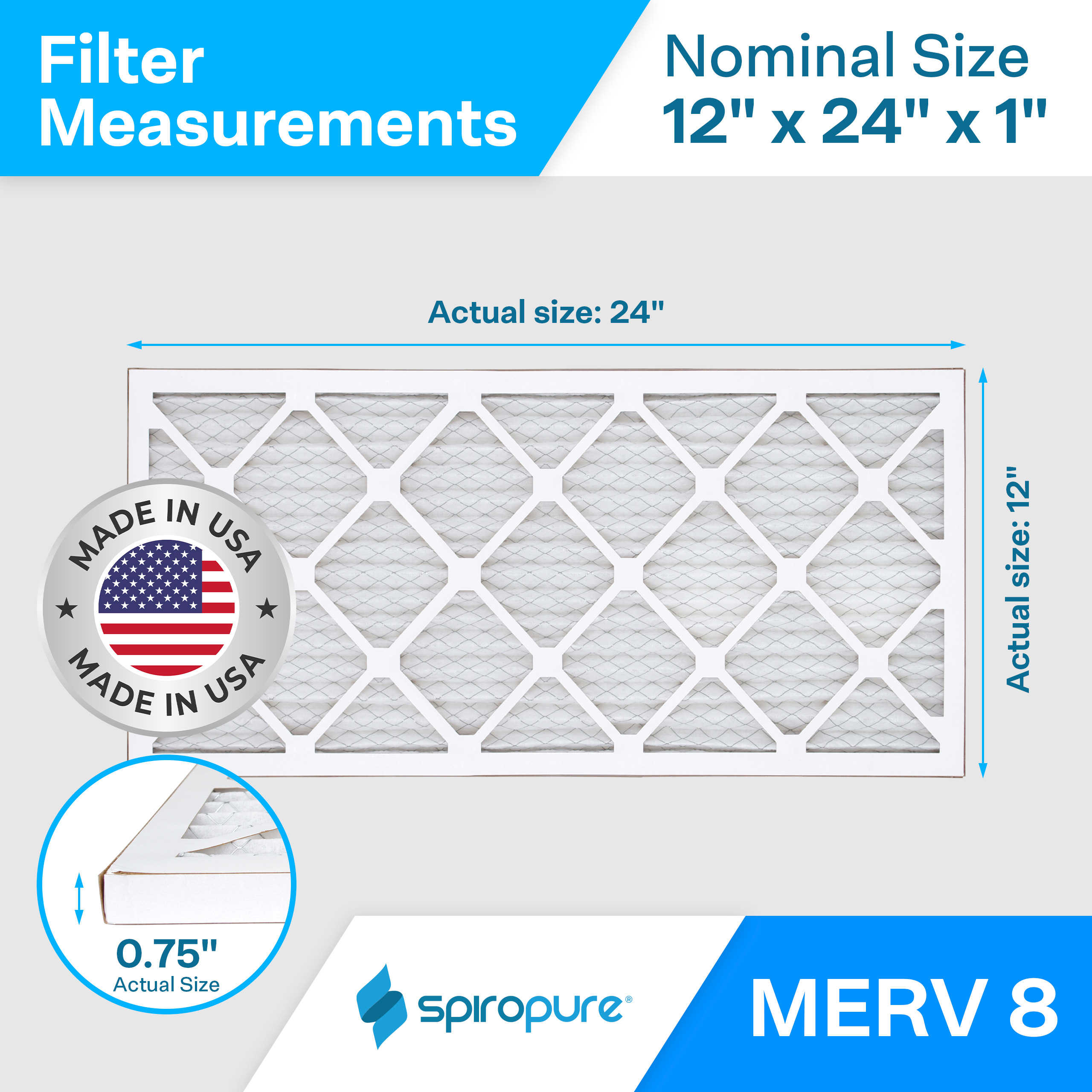 12x24x1 MERV8