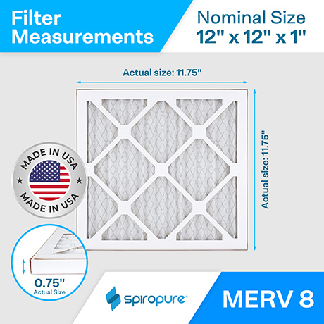 MERV 8 12x12x1