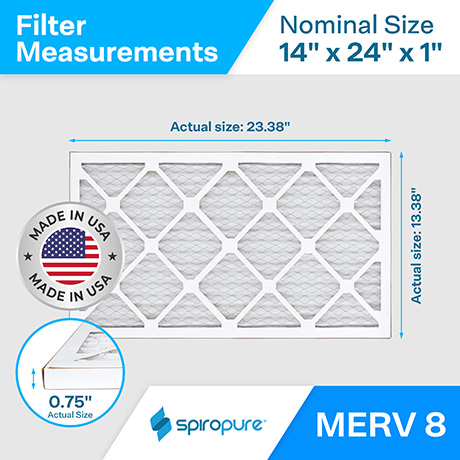 MERV 8 14x24x1