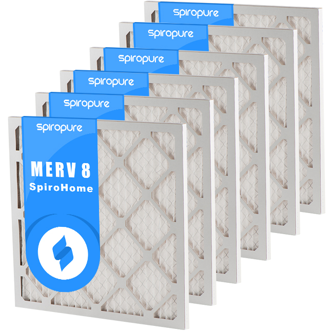 6 Pack for sale online 24x24x1 Merv 8 Pleated AC Furnace Air Filters 
