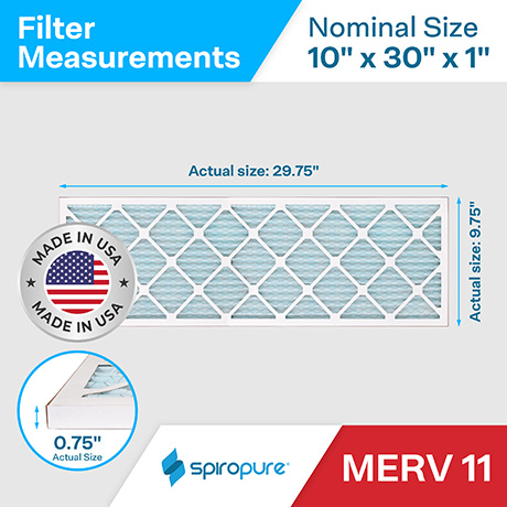 MERV 11 10x30x1