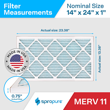 MERV 11 14x24x1