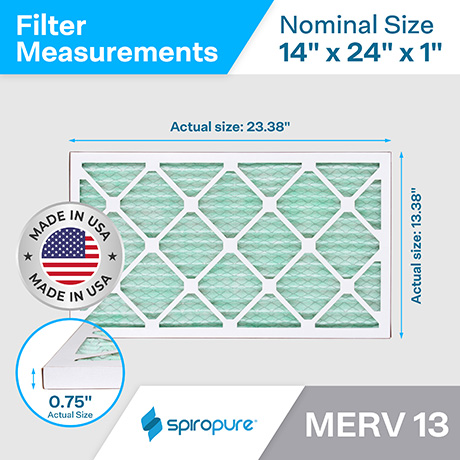MERV 13 14x24x1