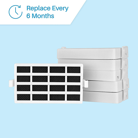 4 Refrigerator Air Filters For Whirlpool Fresh Flow AIR1 W10311524 WRF560SEYM01 