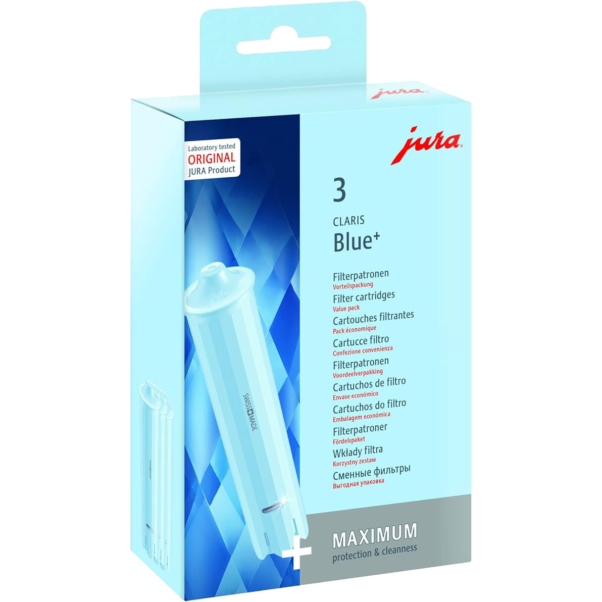 Lot of 2-Jura 71312 Claris Water Filter, Blue 3 hotsell Pack in each