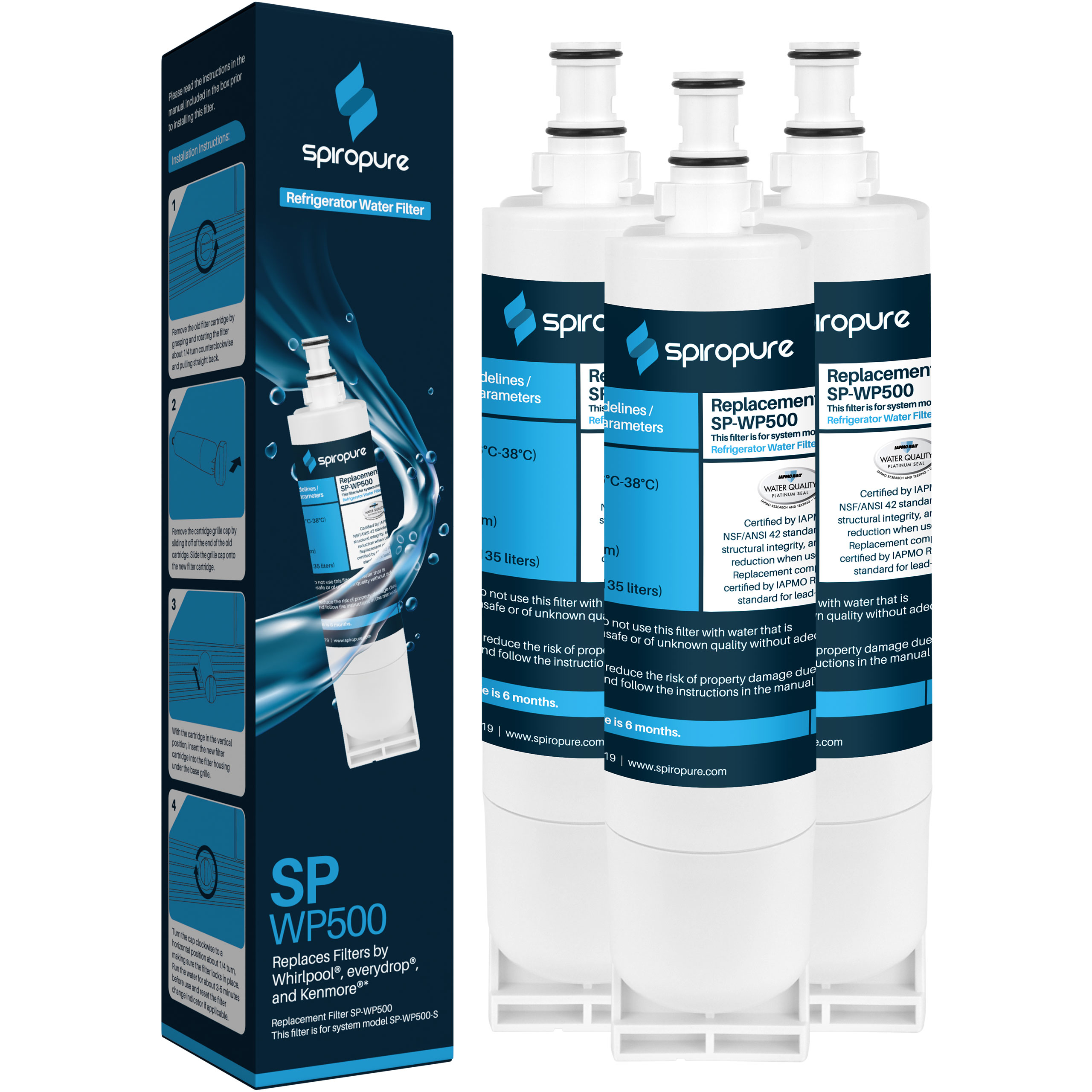 Whirlpool ED5FHEXNS00 Water Filter Replacement 13.99!