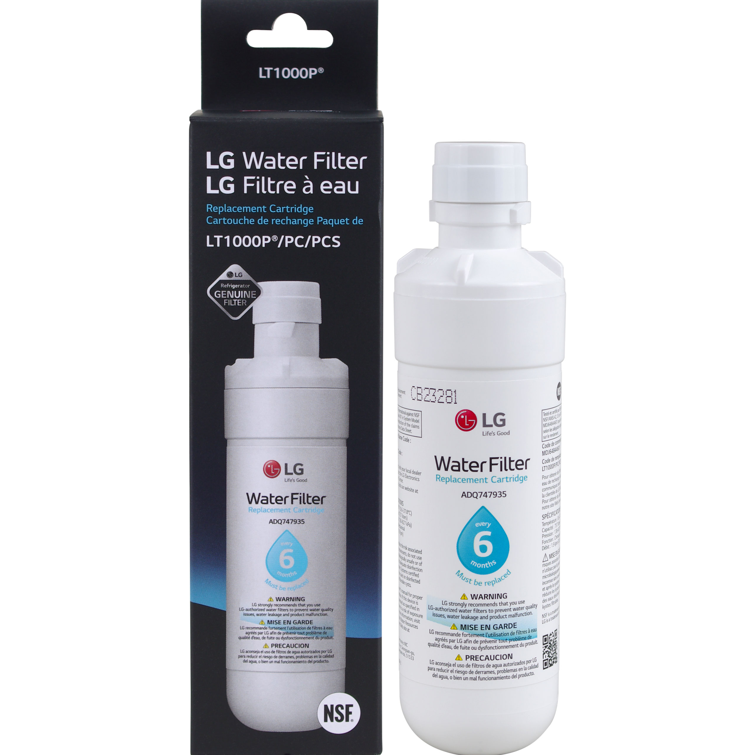 LG LT1000P-Replacement Refrigerator Water Filter for sale online