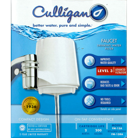 Culligan Fm 15a Faucet Mount Filter Only 19 91