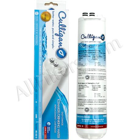 Culligan Water Filter Cross Reference Chart
