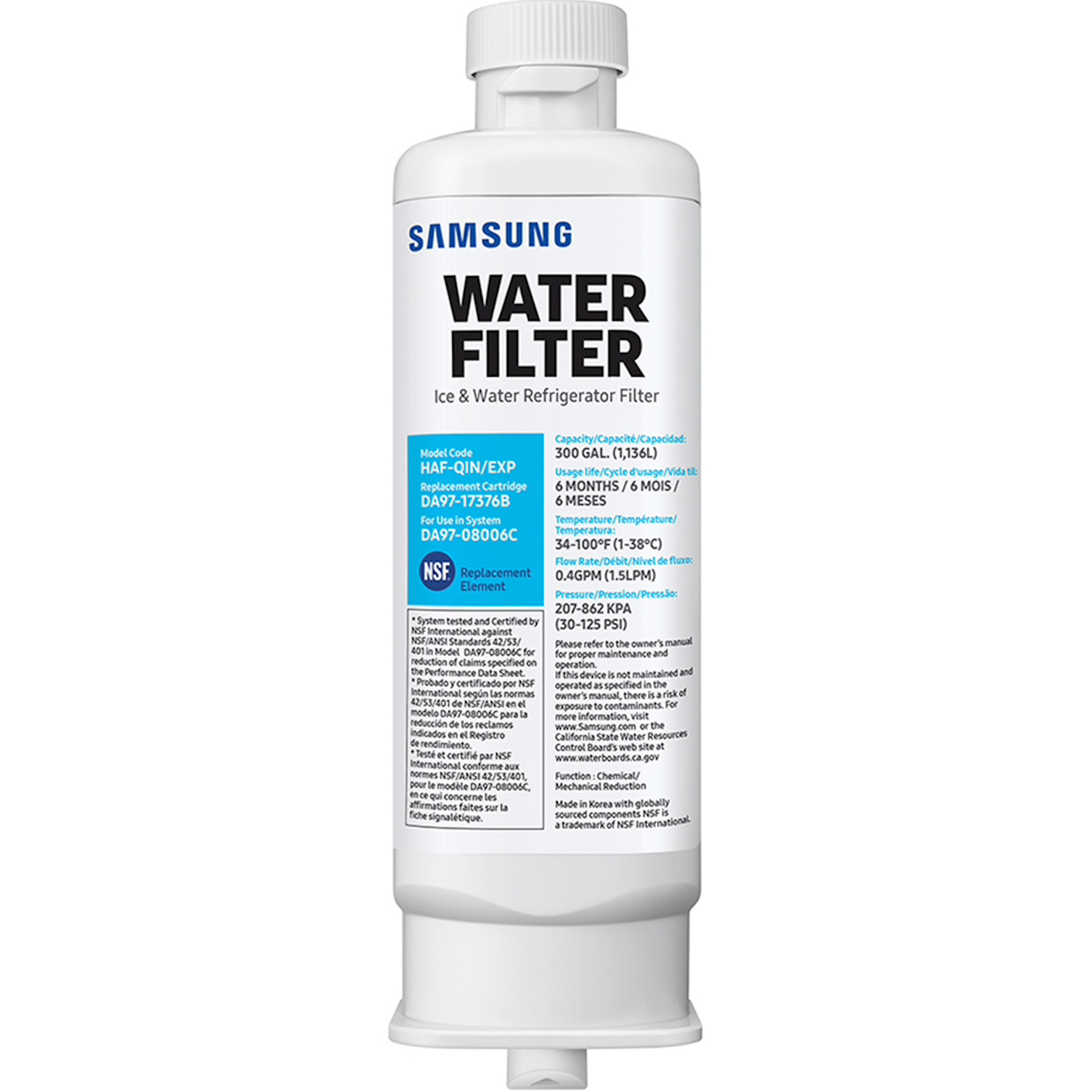 Samsung Rf23m8070sg Aa Water Filter Oem