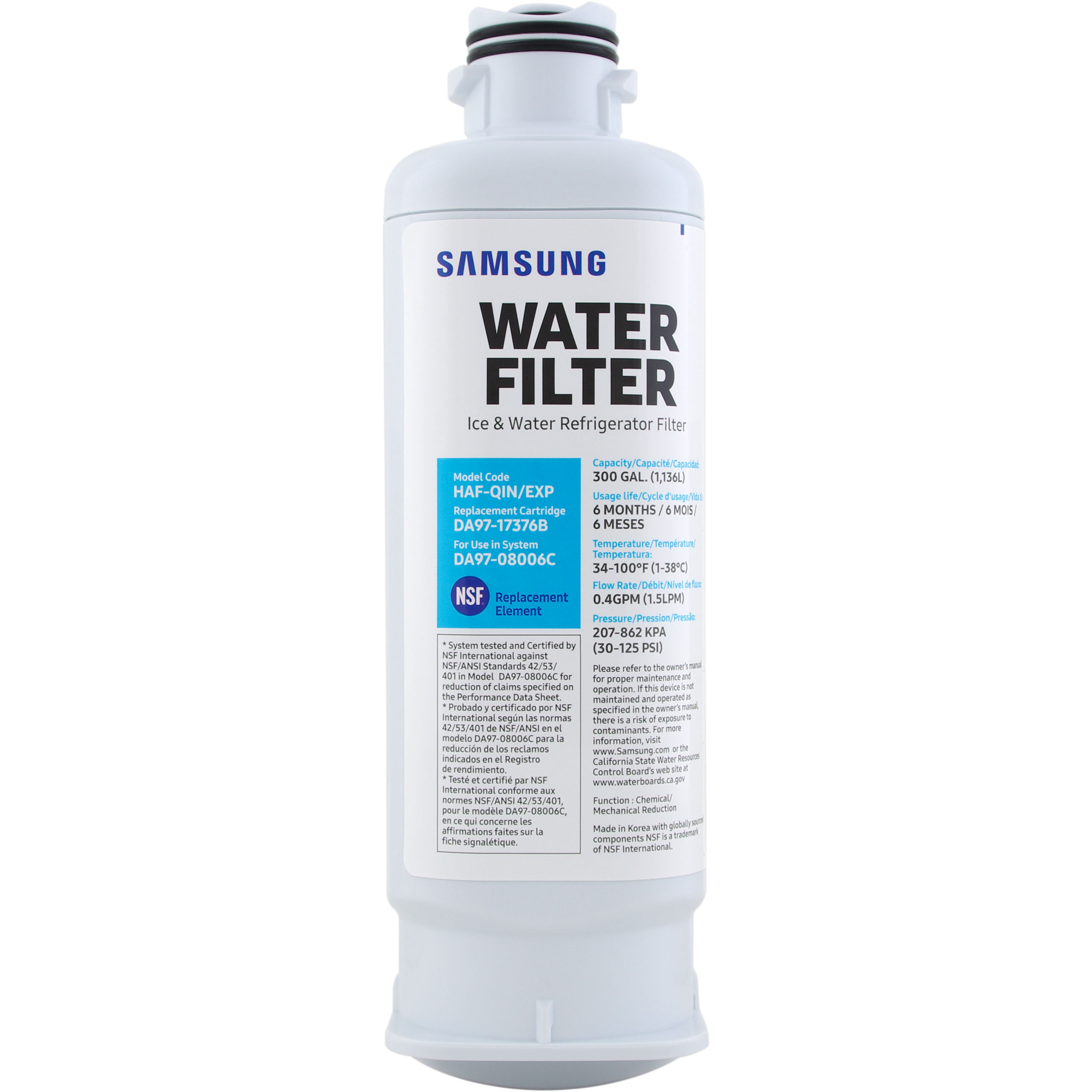 Samsung rf27t5241sr outlet water filter