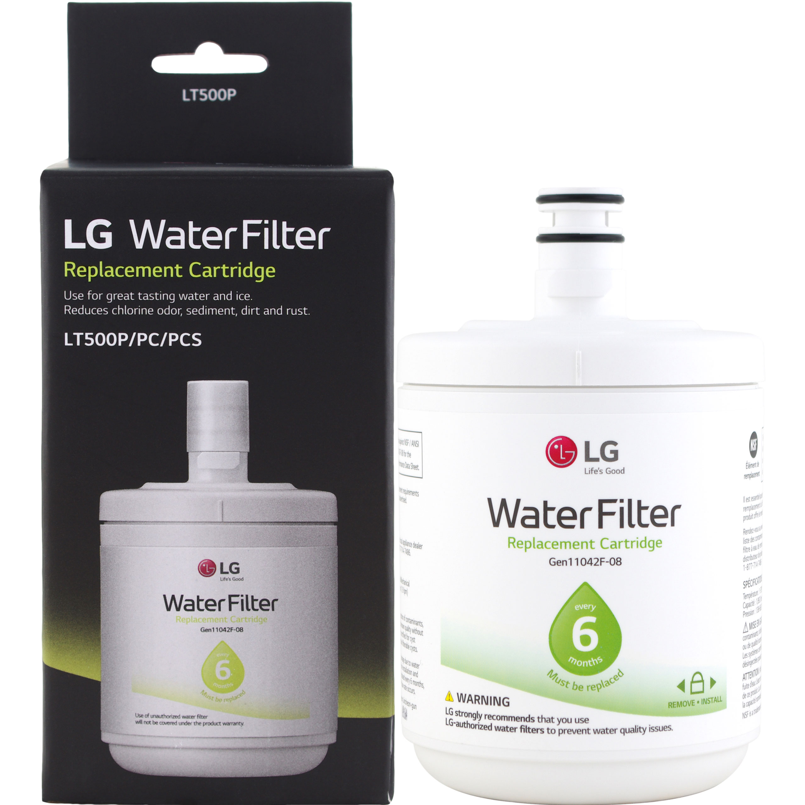 2x AH-L5P Compatible for LG LT500P Water Filter 5231JA2002A GEN11042FR-08 Fridge 