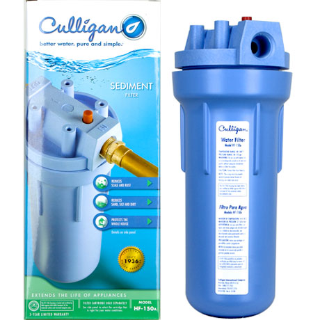 Culligan Filter HF-150A Whole House Standard Duty 3/4 Inlet/Outlet Filtration System Blue 