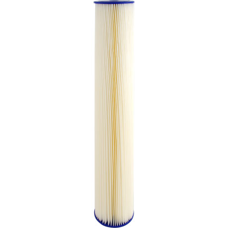 Pentek ECP50-20BB Pleated Cellulose Polyester Filter Cartridge 20 x 4-1/2 50 Microns