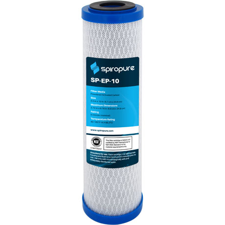 Hydronix CB-25-2005 Compatible NSF Carbon Block Filter 2.5" OD X 20" Length 5 M 