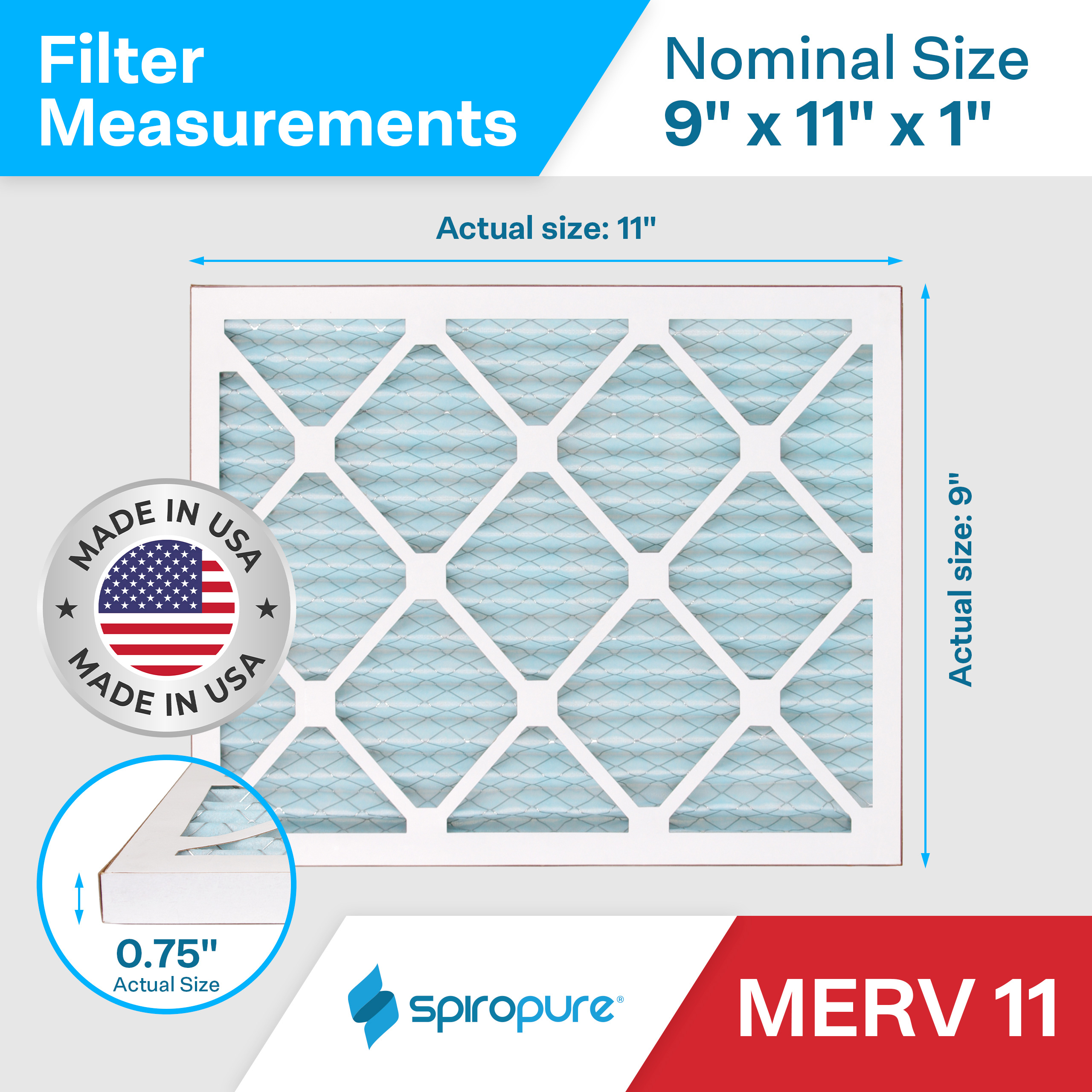 9x11x1 MERV11