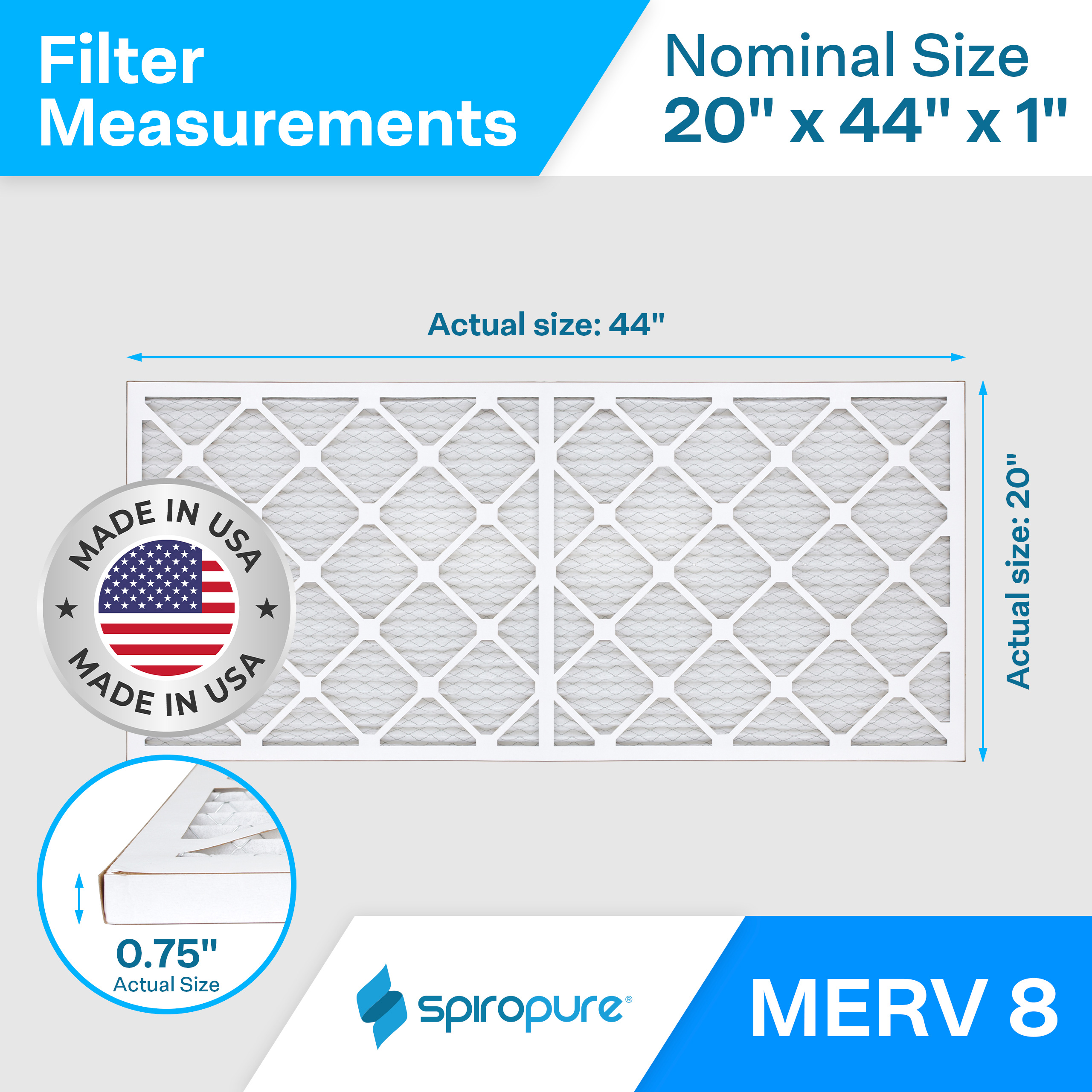 20x44x1 MERV8