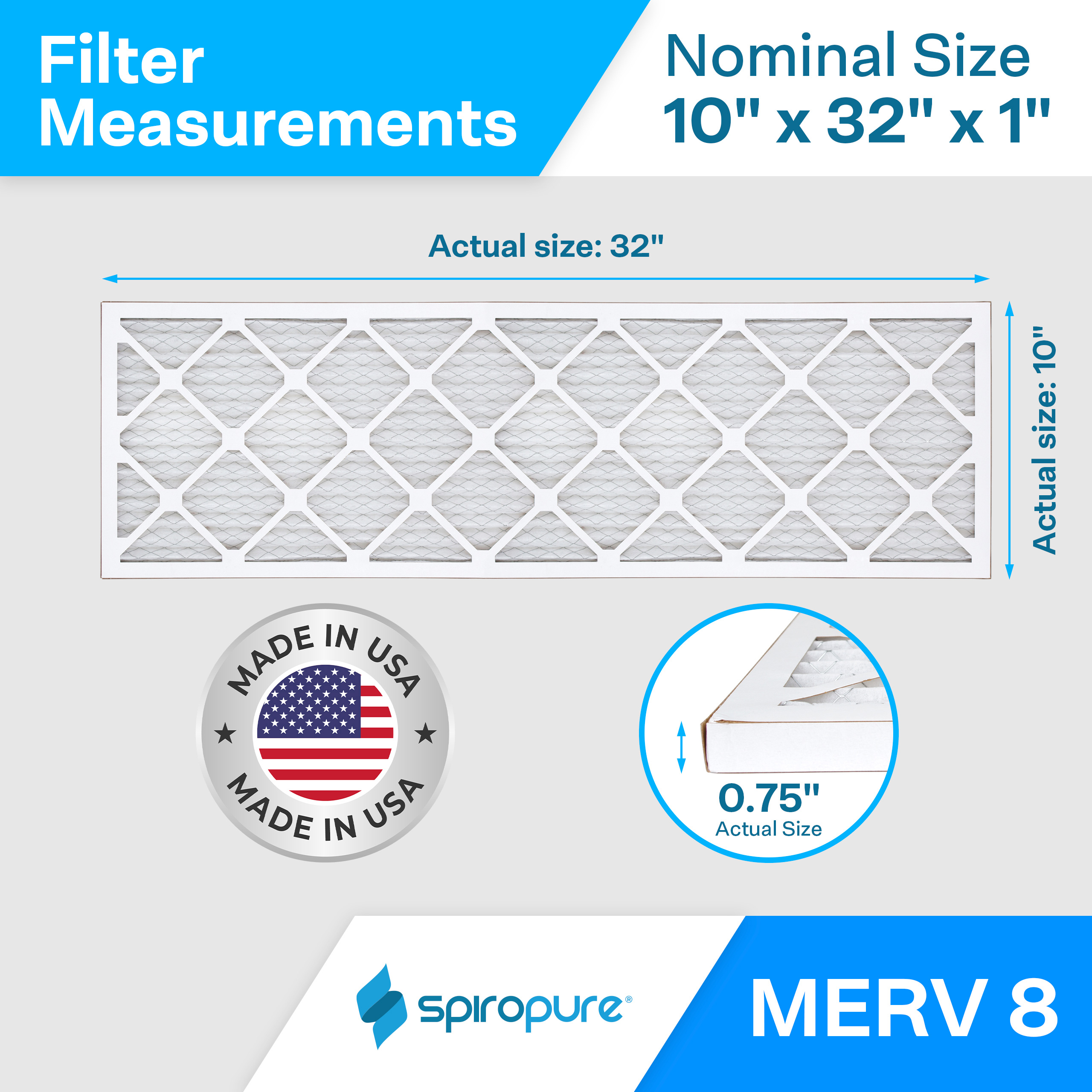 10x32x1 MERV8