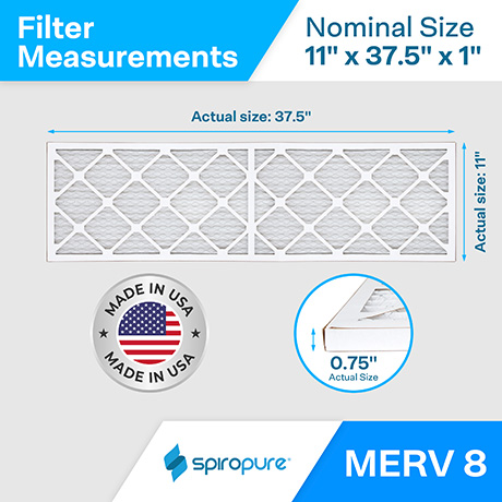 11x37.5x1 MERV8