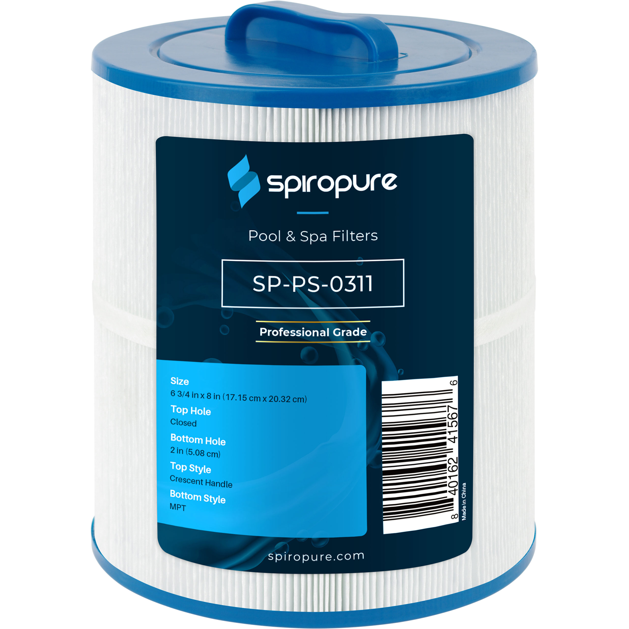 SpiroPure Replacement for Pleatco PAS50SV-F2M Filbur FC-0311 Unicel 6CH-502 Artesian Spas 50 06-0005-12 Baleen AK-90161 Hot Tub Spa Pool Filter