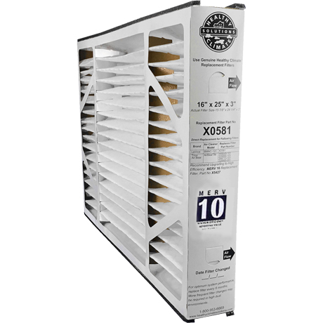 Lennox X0581 Furnace Filter 16x25x3, Merv 10 - $57.99