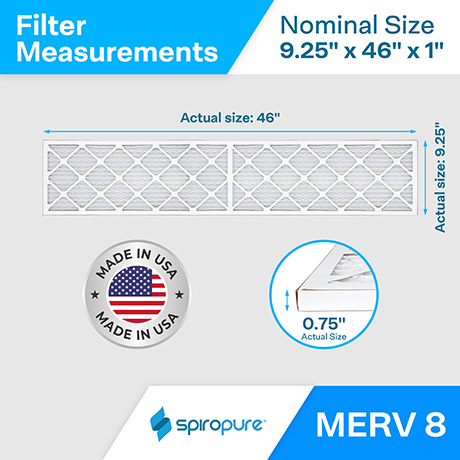 9.25x46x1 MERV8