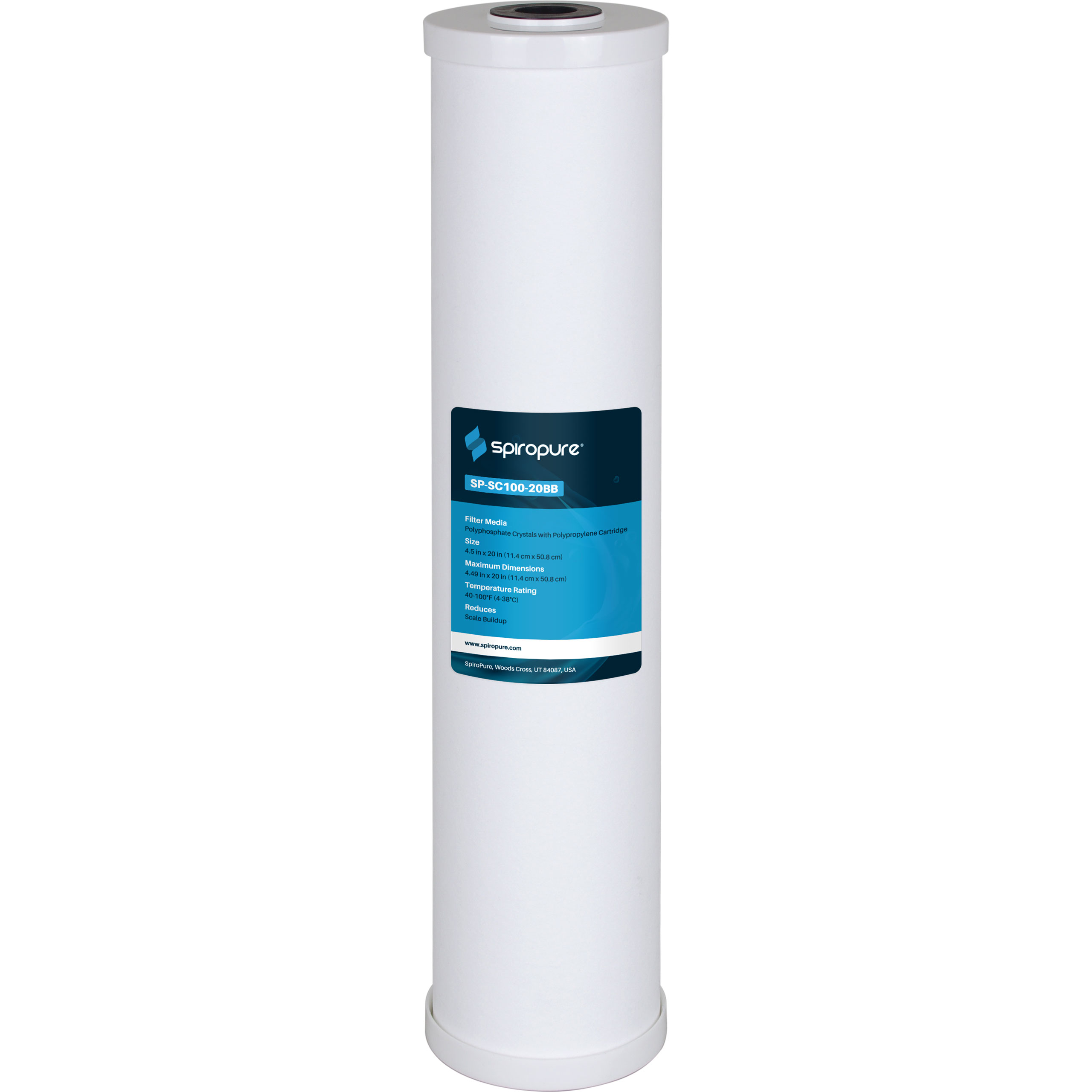 SpiroPure SPWS20BB 20x4.5 Water Softener Filter 37.00