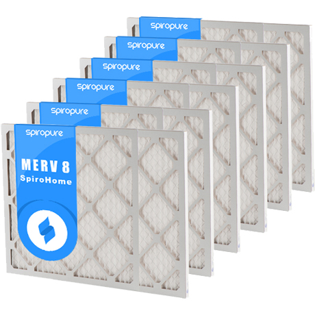 6 Case of • 9-1/4 x 9-1/4 x 1 • MERV8 Pleated HVAC Air Furnace Filters 