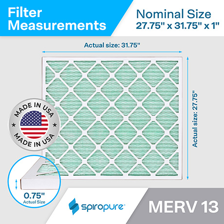 27.75x31.75x1 MERV13
