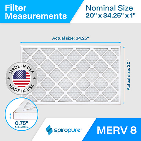 20x34.25x1 MERV8