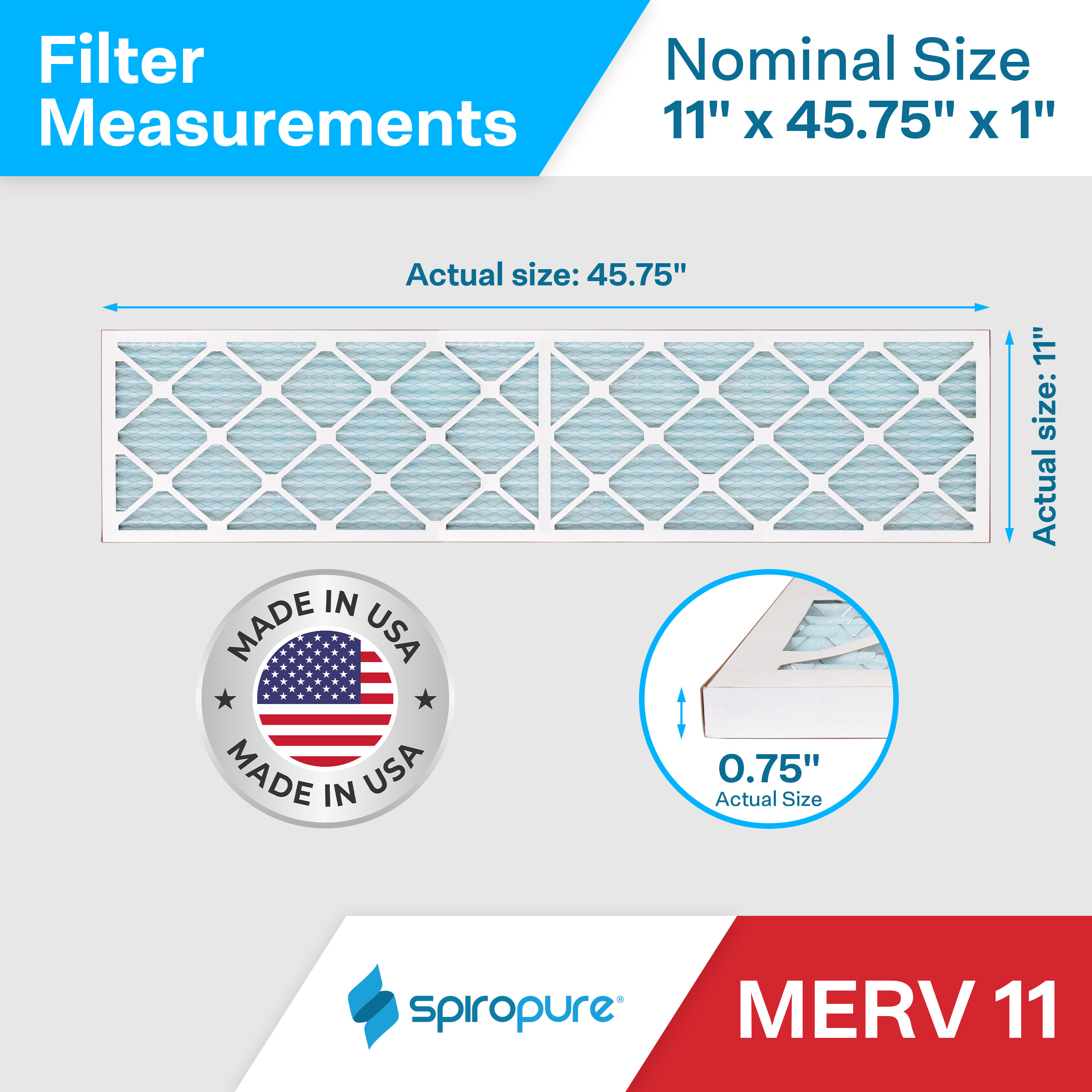 11x45.75x1 MERV11
