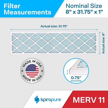 8x31.75x1 MERV11