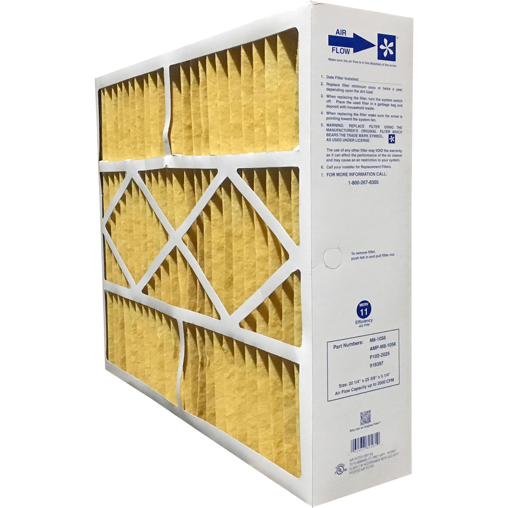 Totaline P1022025 Box Media Filter 20x25x5 MERV 11 51.99