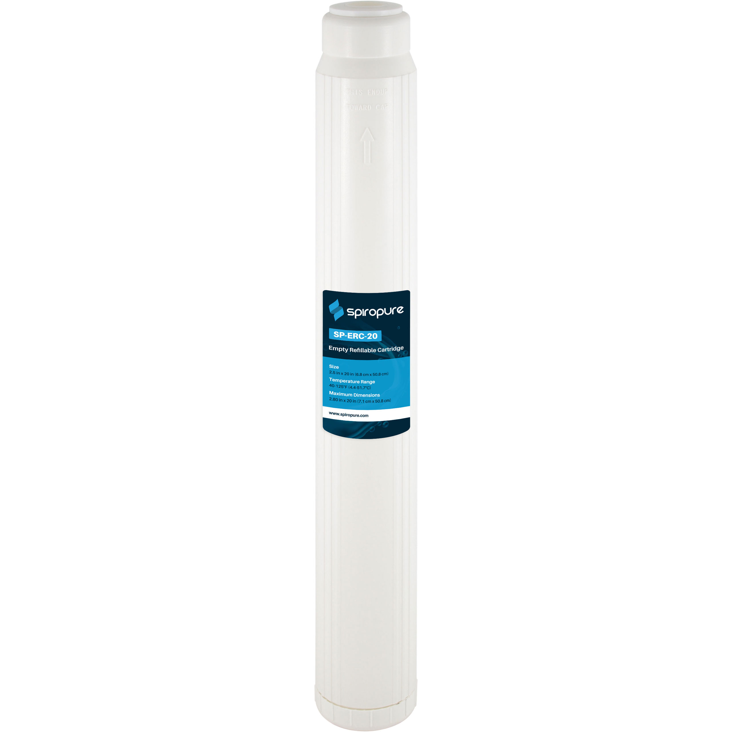 SpiroPure SP-ERC-20 Refillable Cartridge 20x2.5 - $8.74