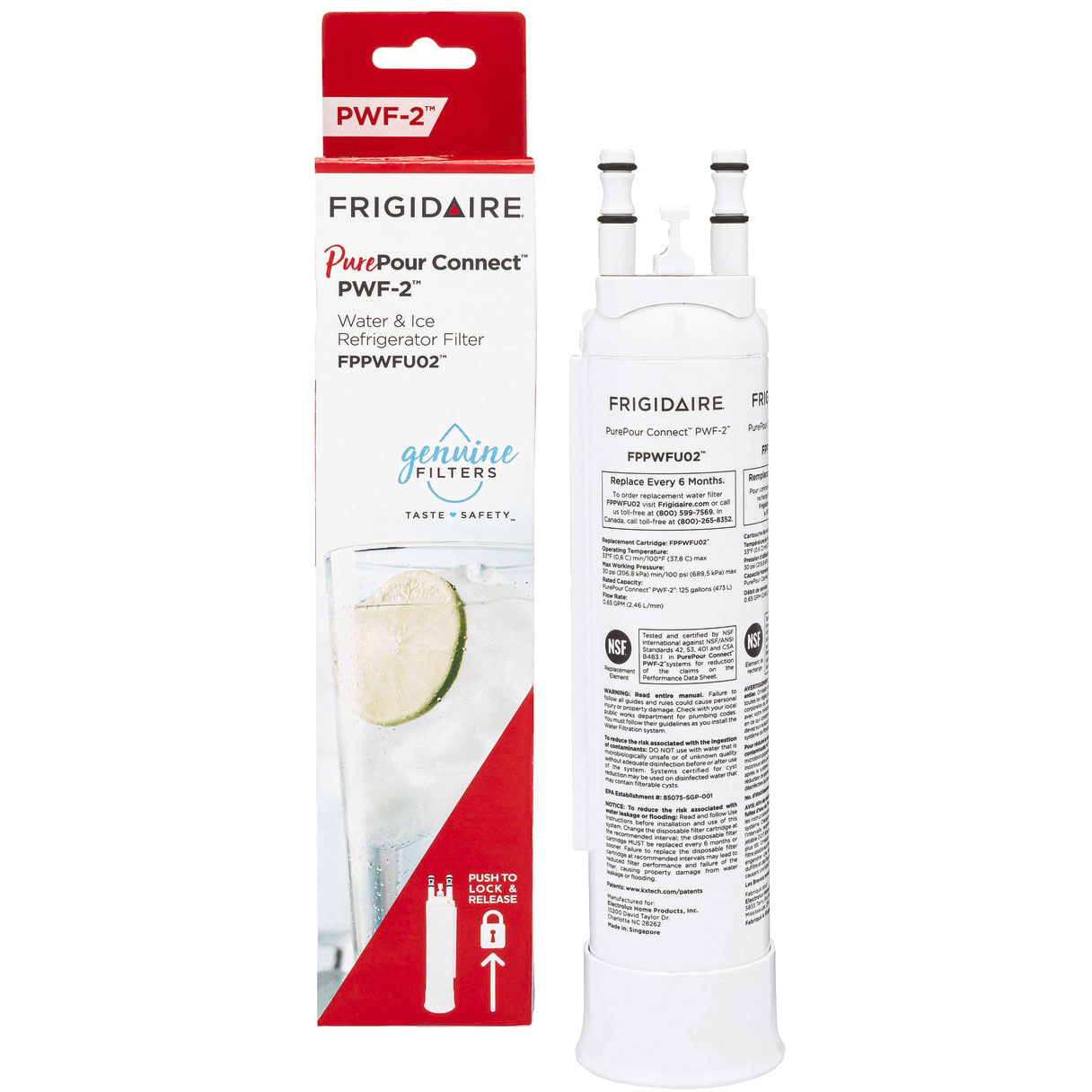 Frigidaire PurePour Water Filter Replacement For Clean And Refreshing Drinking Water