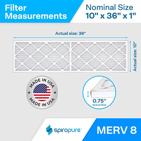 10x36x1 MERV8