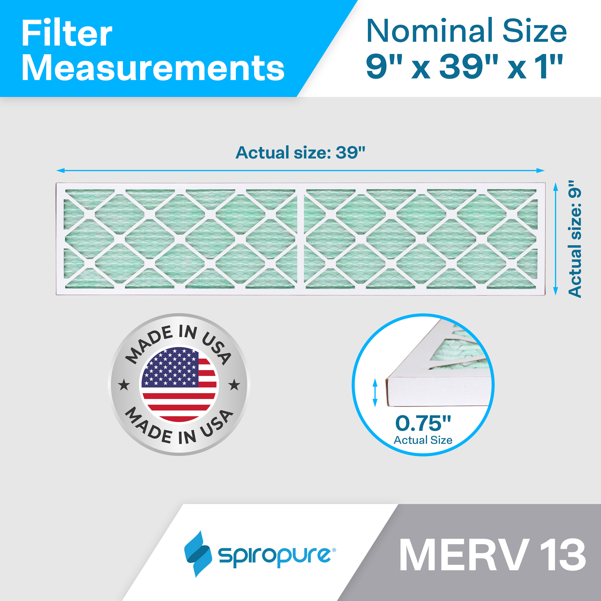 9x39x1 MERV13