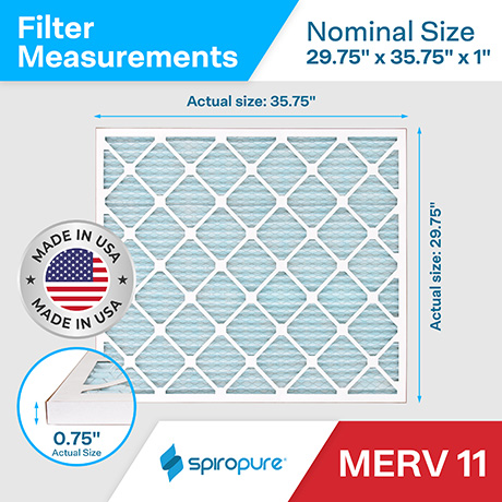 29.75x35.75x1 MERV11