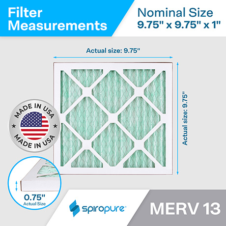 9.75x9.75x1 MERV13