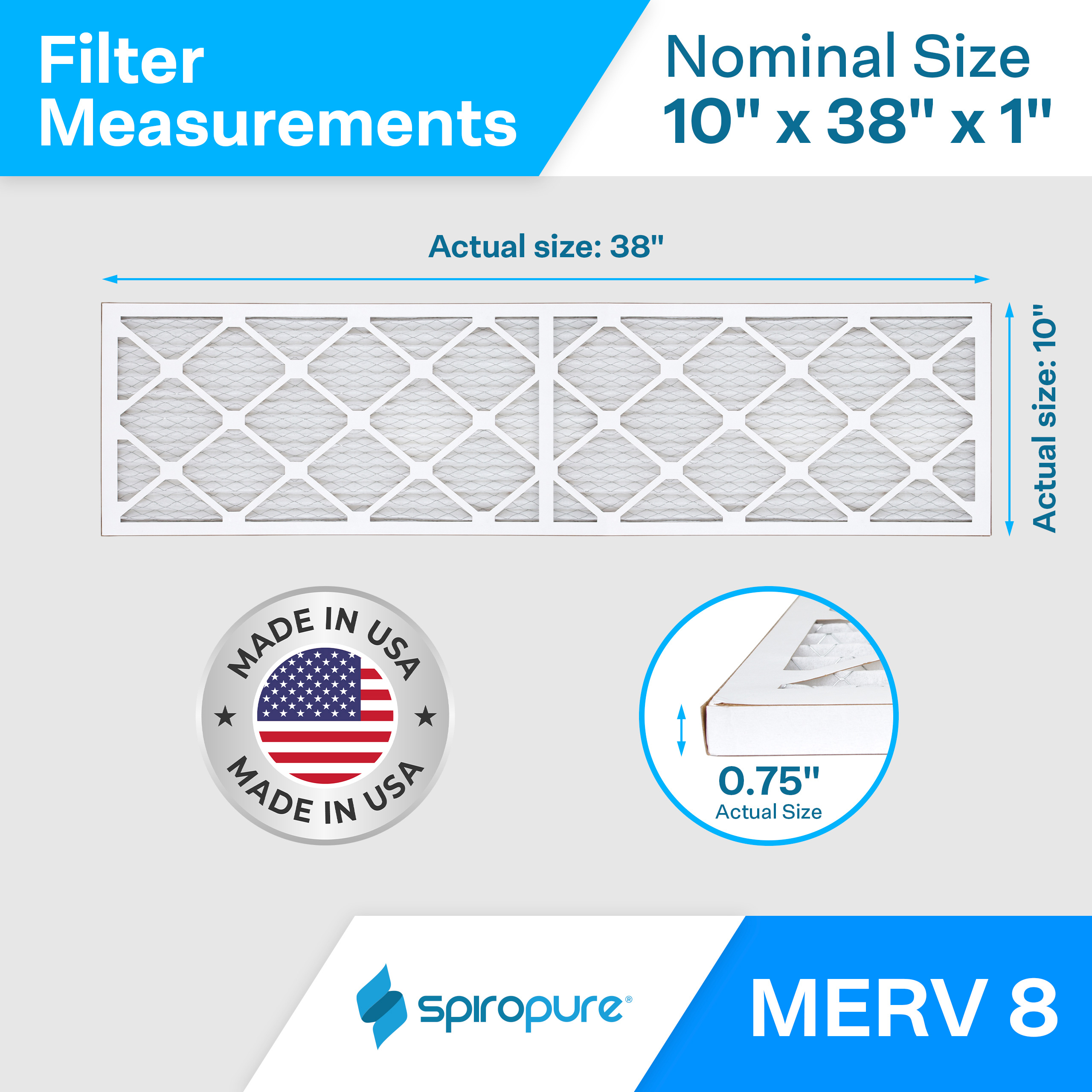 10x38x1 MERV8