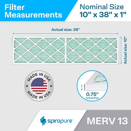 10x38x1 MERV13