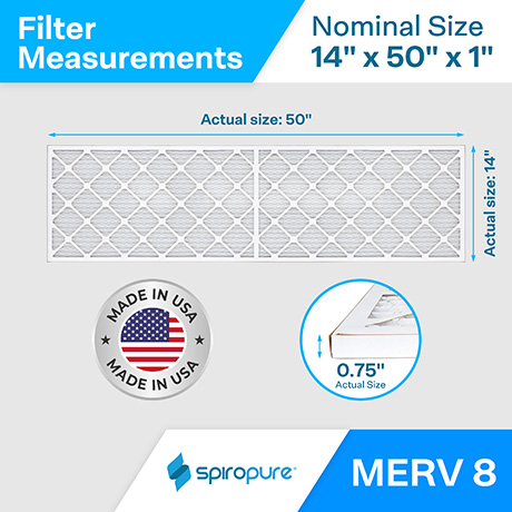 14x50x1 MERV8
