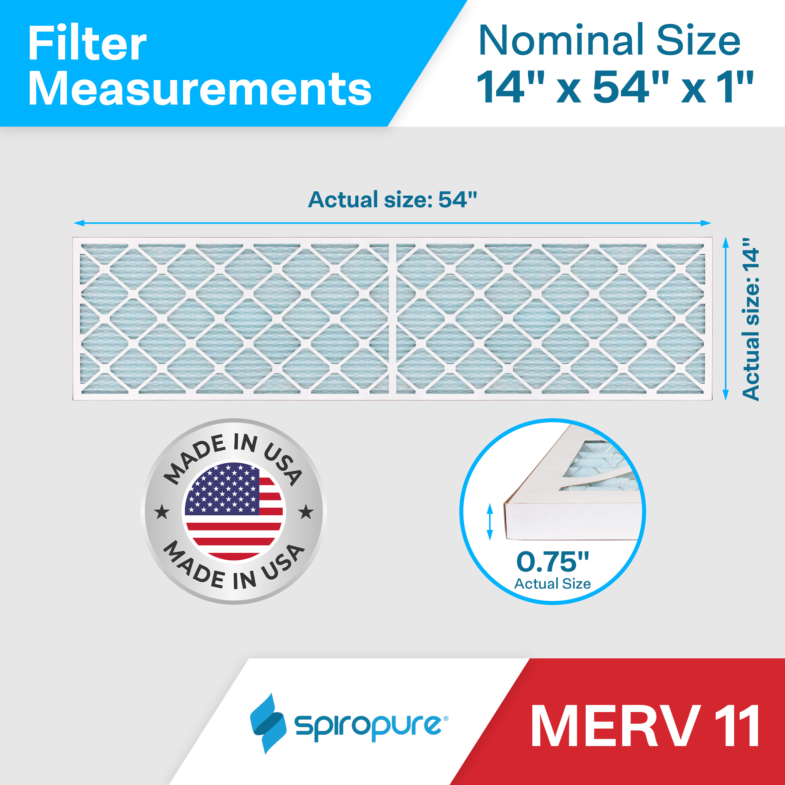 14x54x1 MERV11