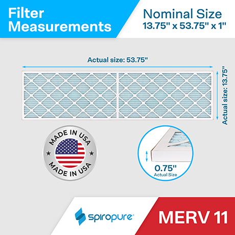 13.75x53.75x1 MERV11
