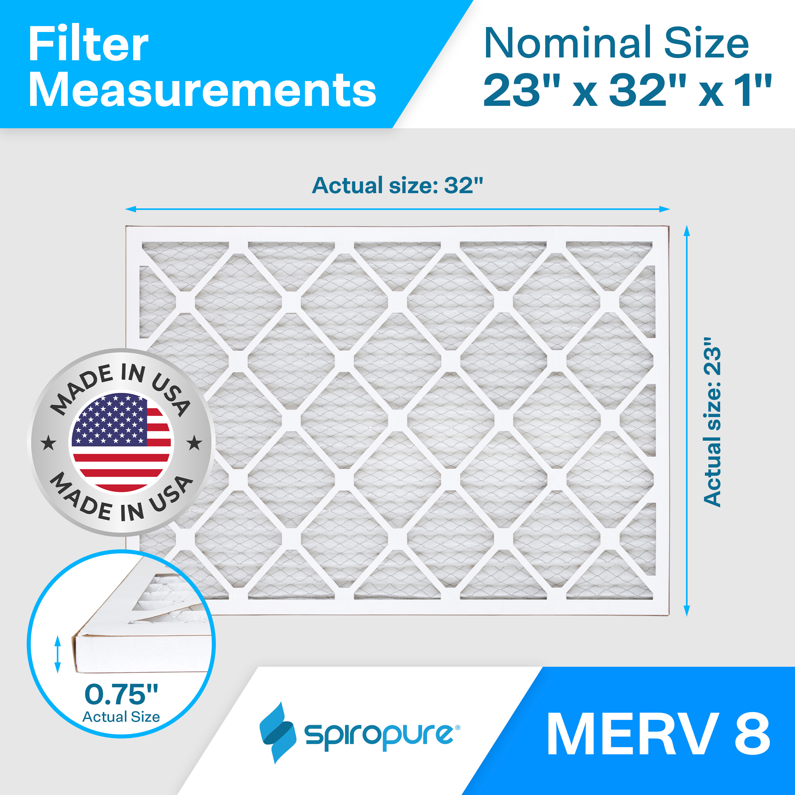23x32x1 MERV8