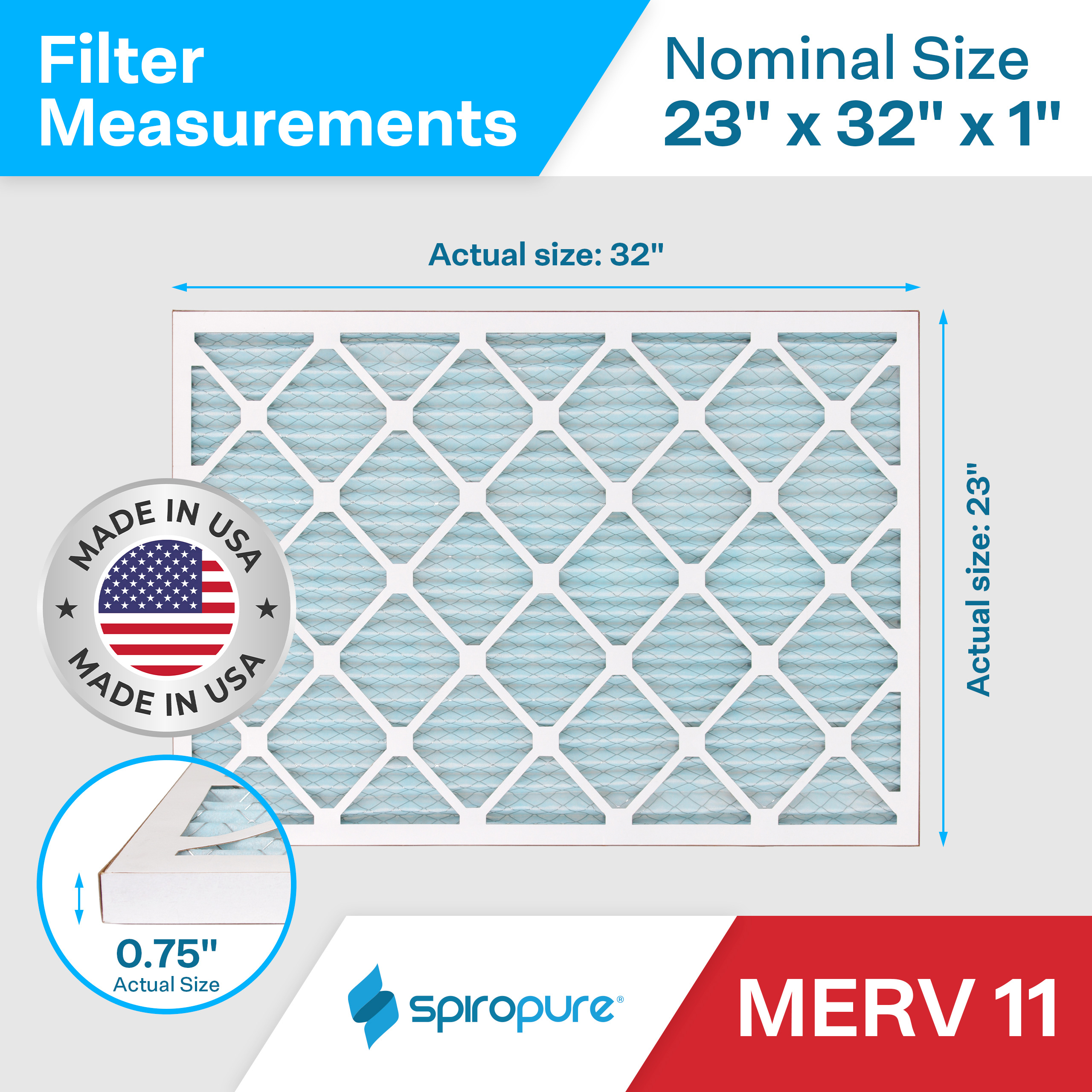 23x32x1 MERV11