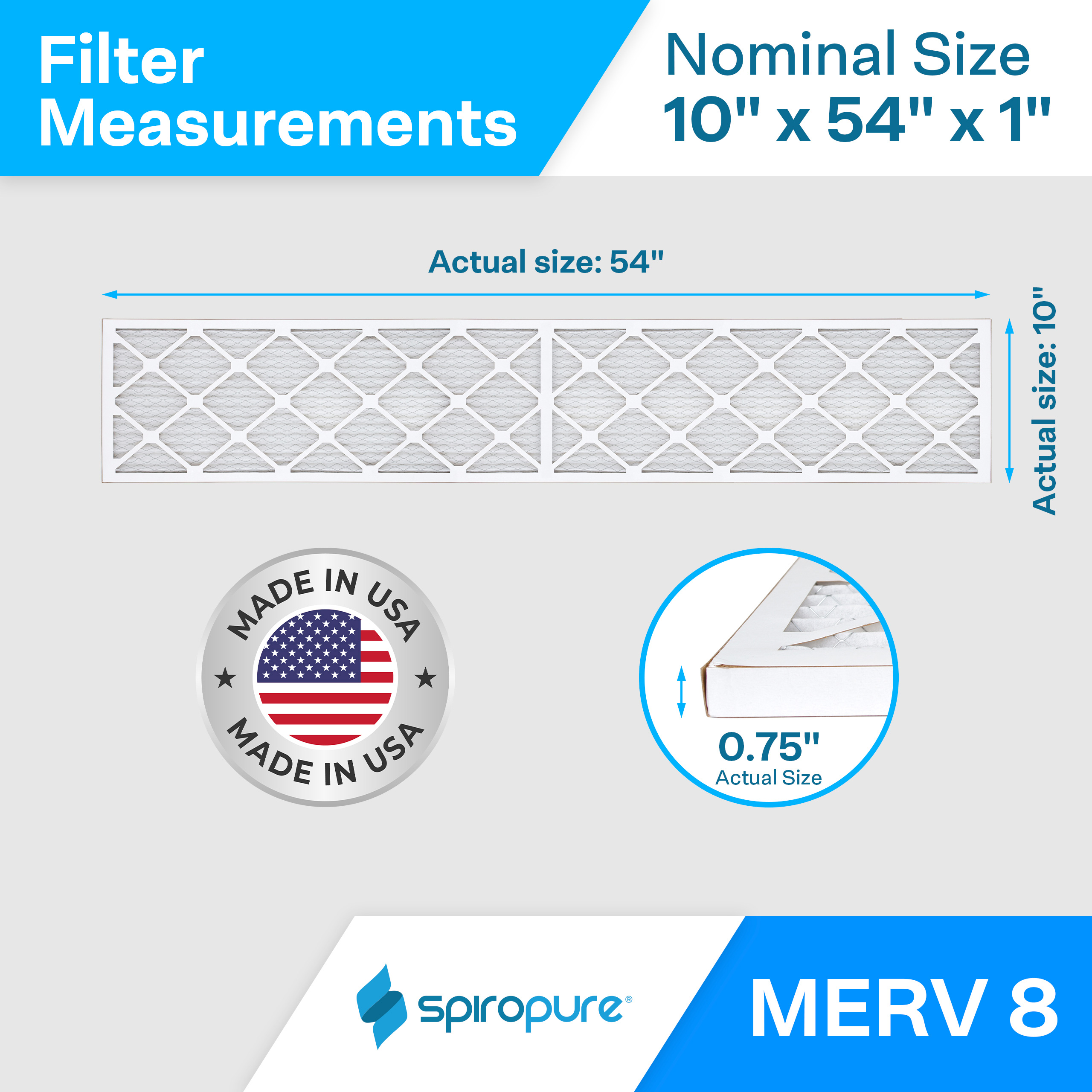10x54x1 MERV8