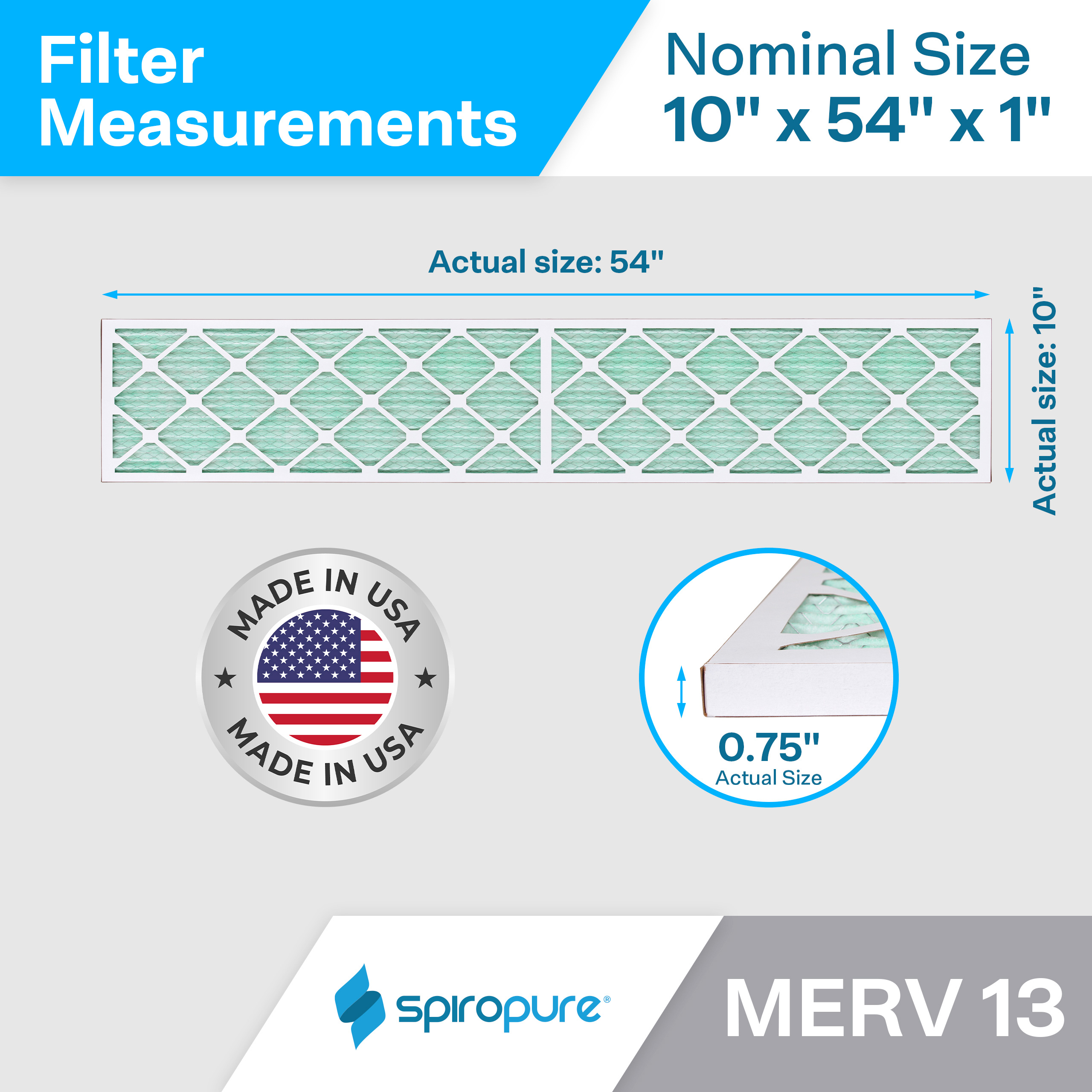 10x54x1 MERV13